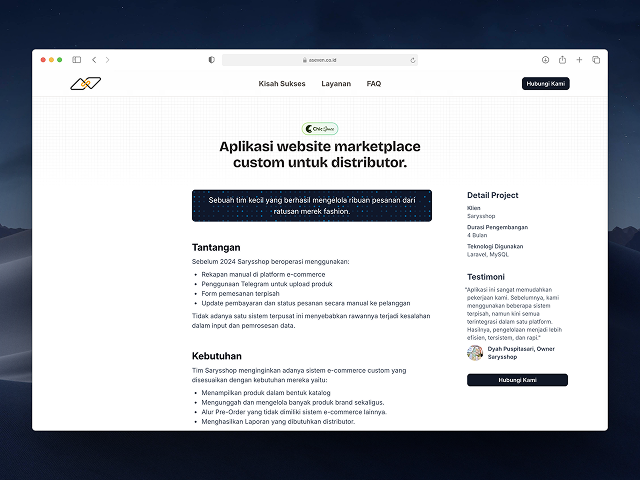 Aseven Website - Blog Post